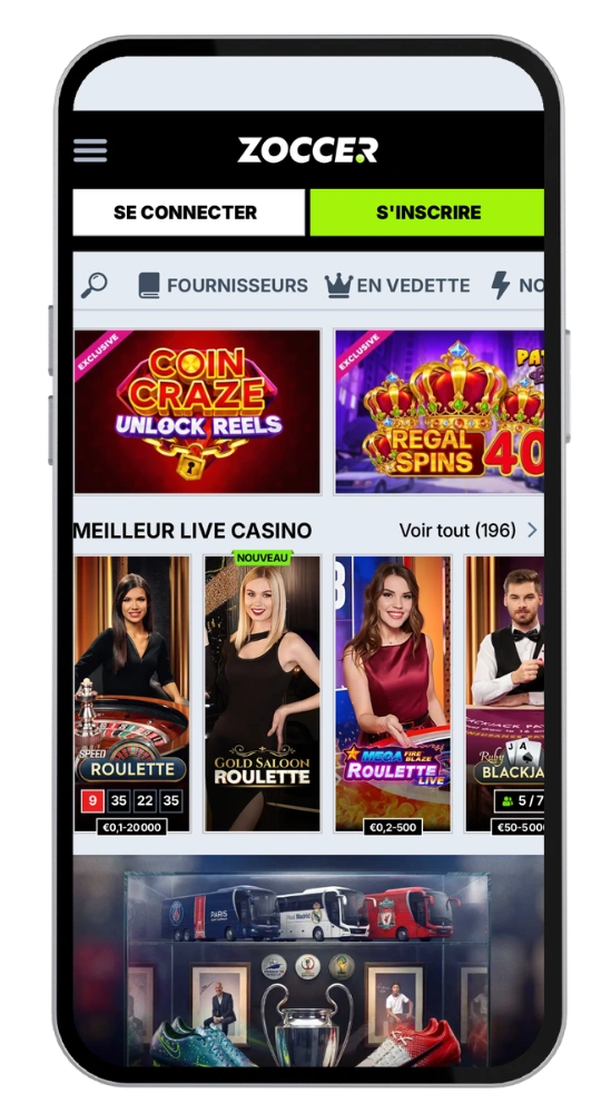 Zoccer online casino